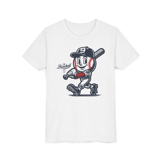 Youth Mr. Baseball Mascot Batter Up! T-Shirt