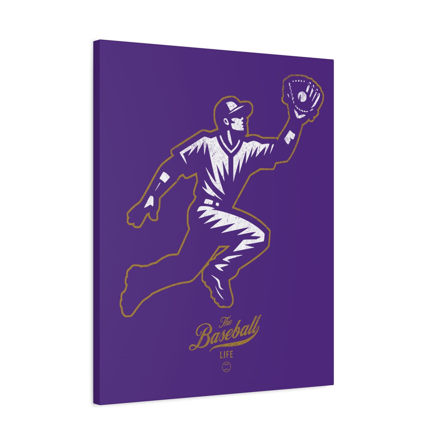 Player Icon Wall Art Canvas_Purple