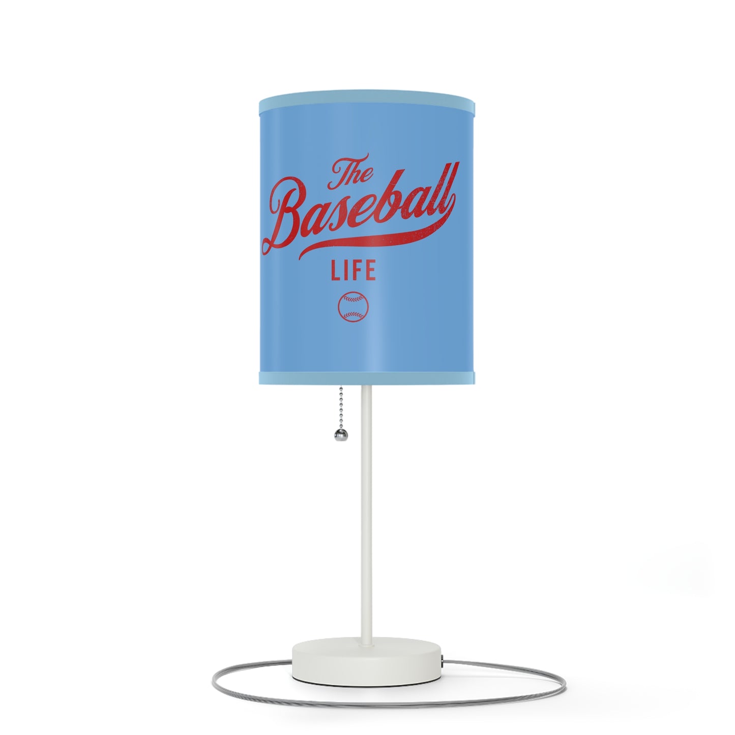 Table Lamp_Carolina Blue w Red Print