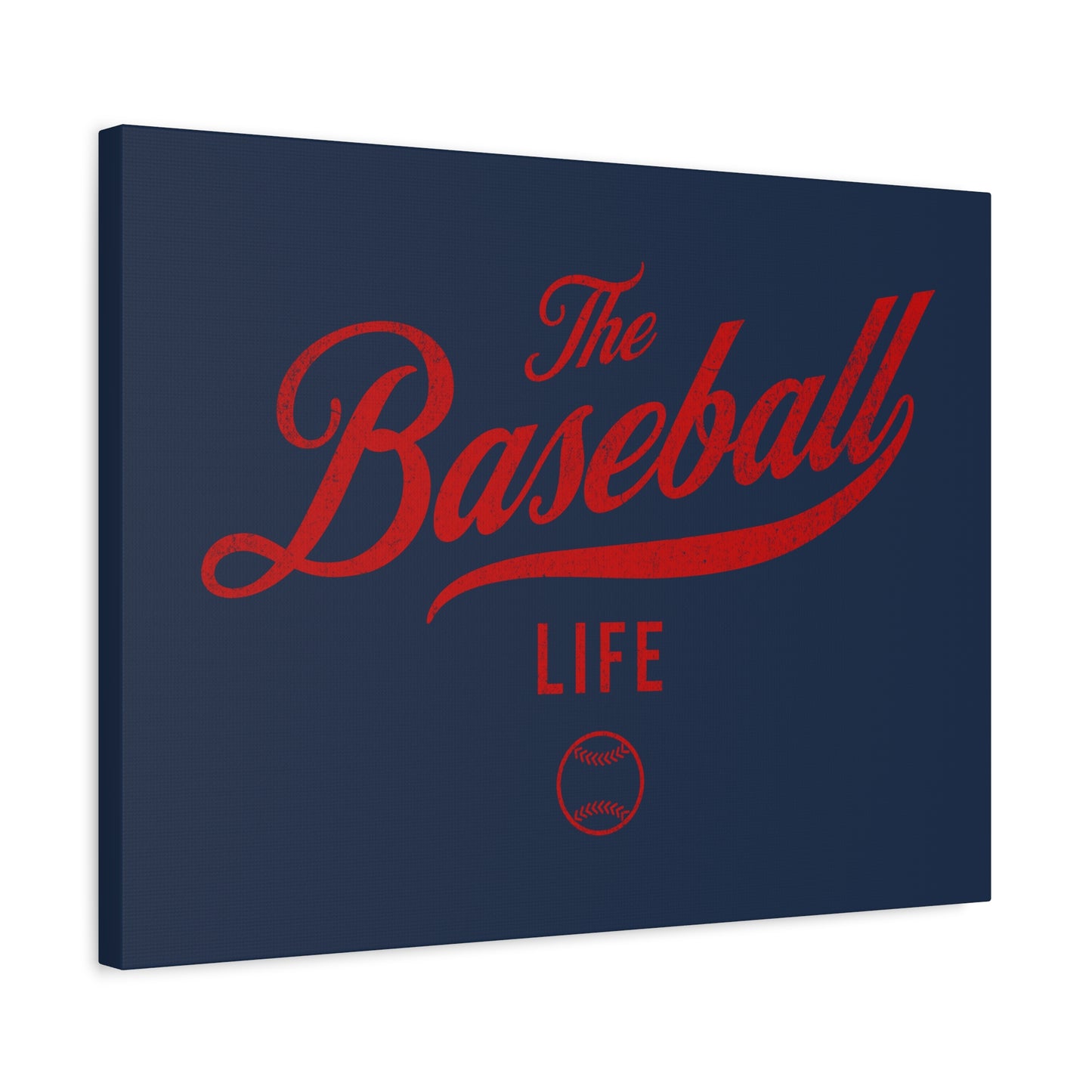 Wall Art Canvas_Navy w Red