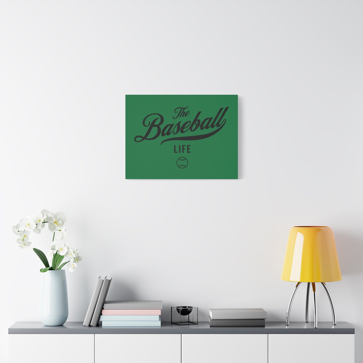 Wall Art Canvas_Green w Black