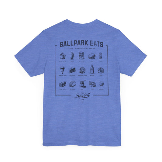 Ballpark Eats - Feeding the Language of Baseball T-Shirt