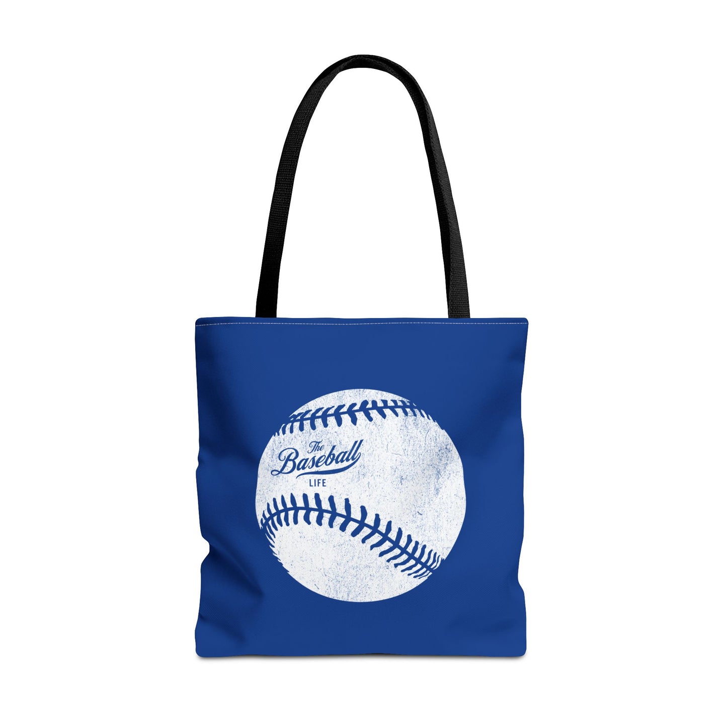Weathered Baseball Tote Bag_Royal Blue