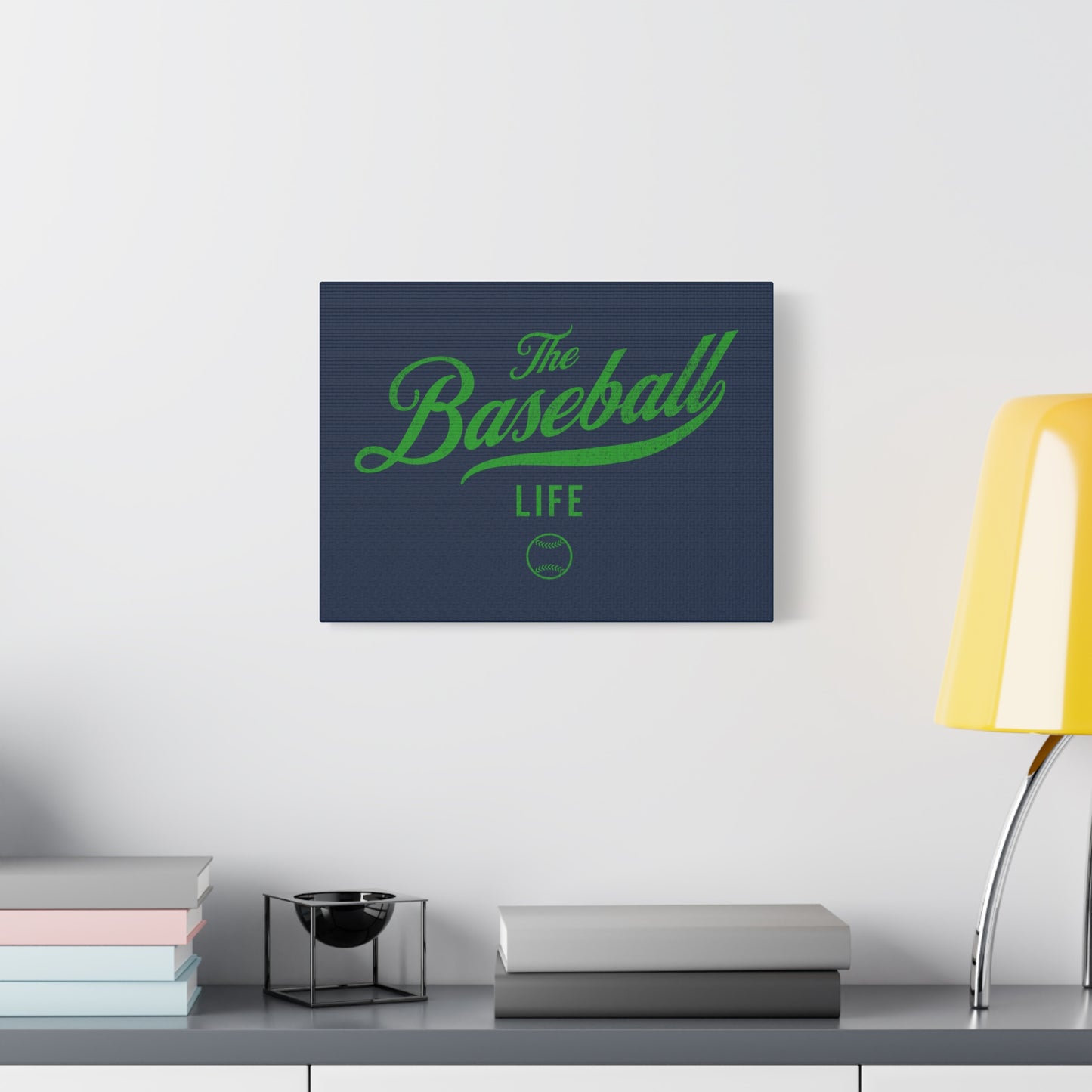 Wall Art Canvas_Navy w Green