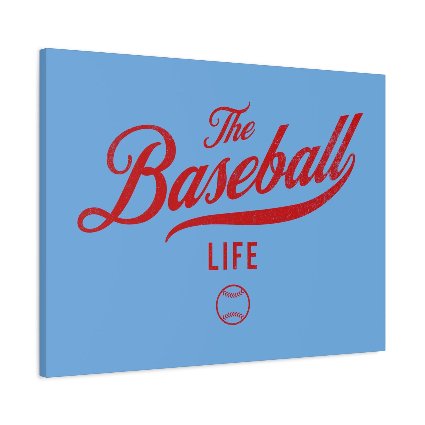 Wall Art Canvas_Carolina Blue w Red