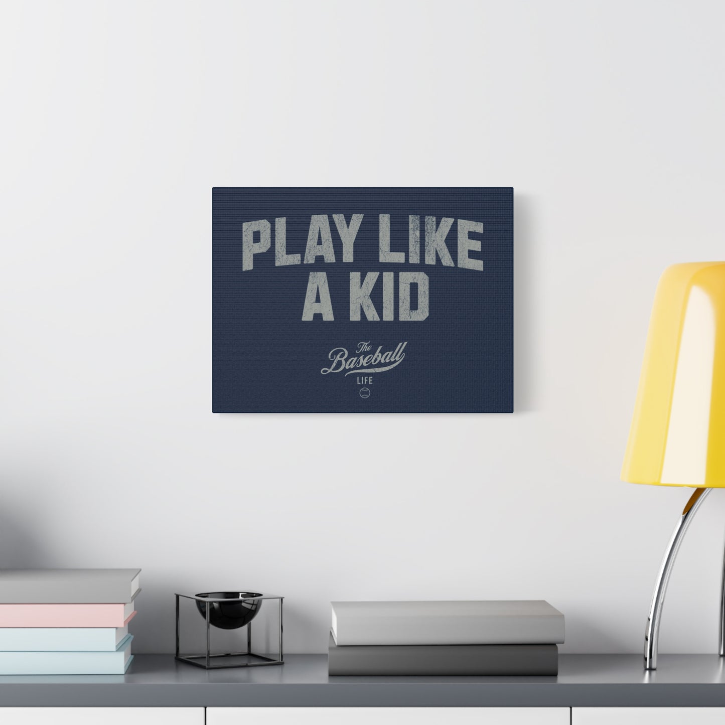 Play Like A Kid Wall Art Canvas_Navy