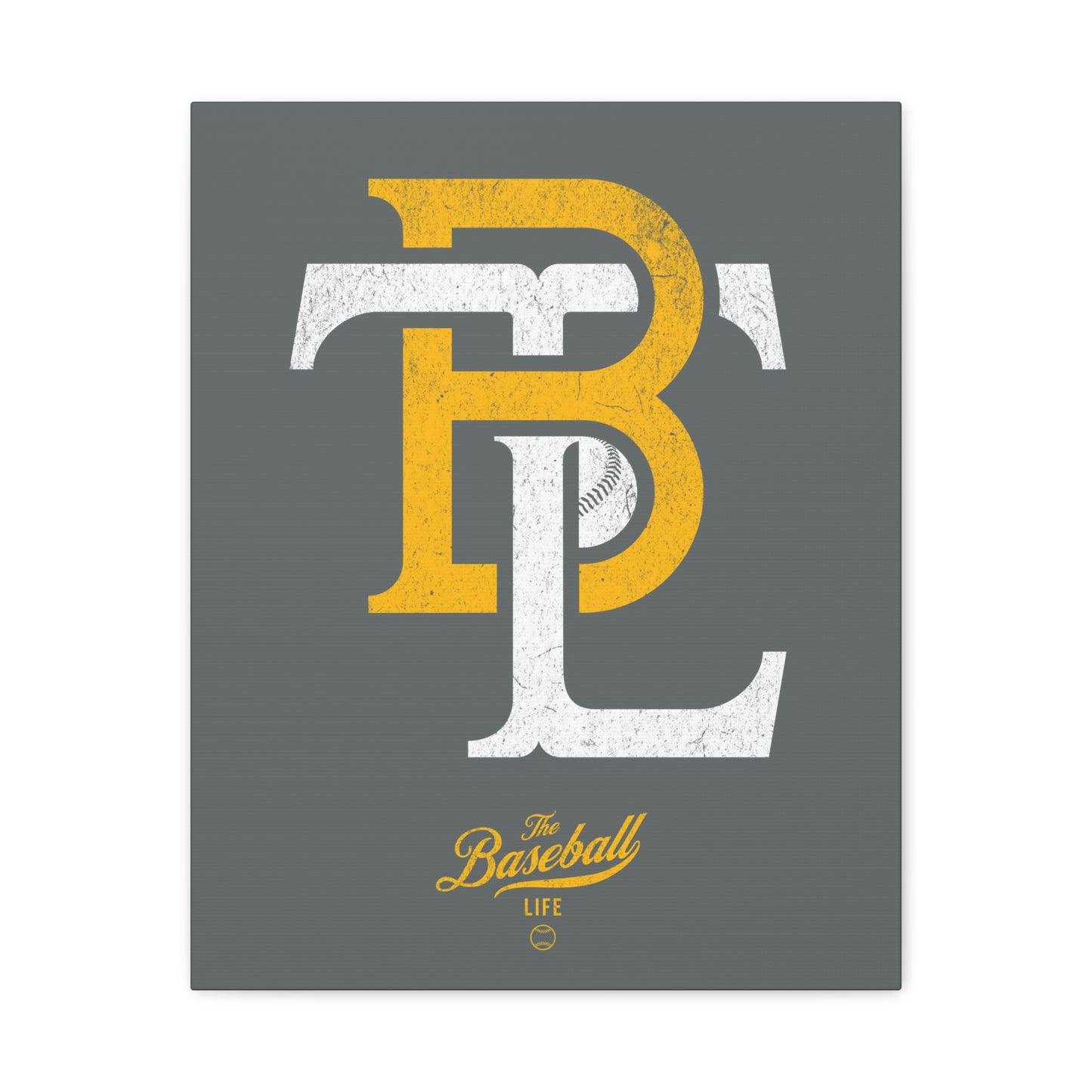 TBL Insignia Wall Art Canvas_Gray