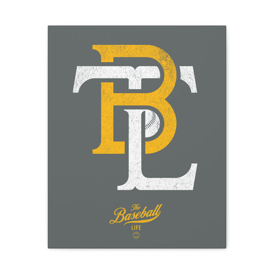 TBL Insignia Wall Art Canvas_Gray