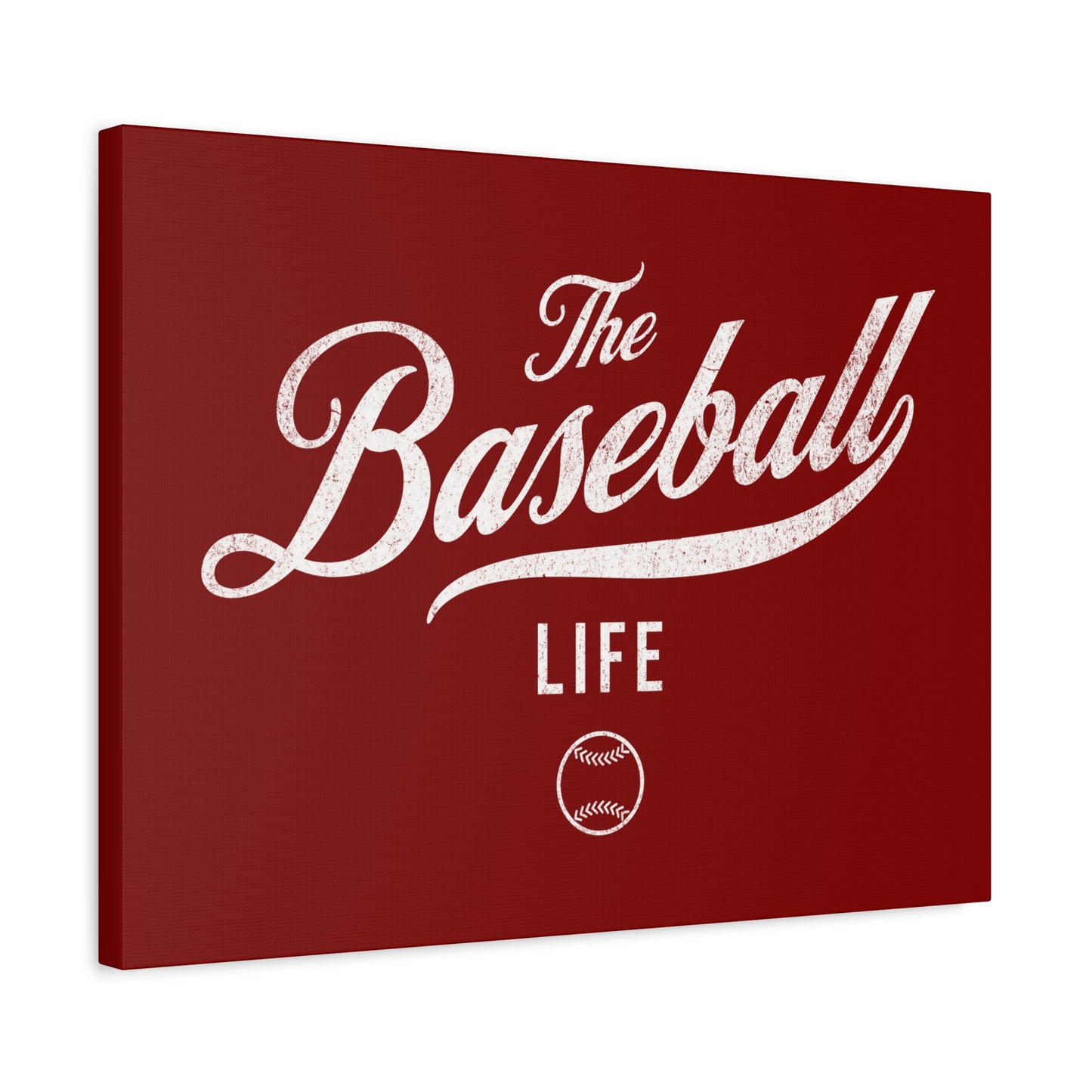 Wall Art Canvas_Maroon w White