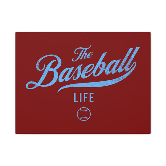 Wall Art Canvas_Maroon w Carolina Blue