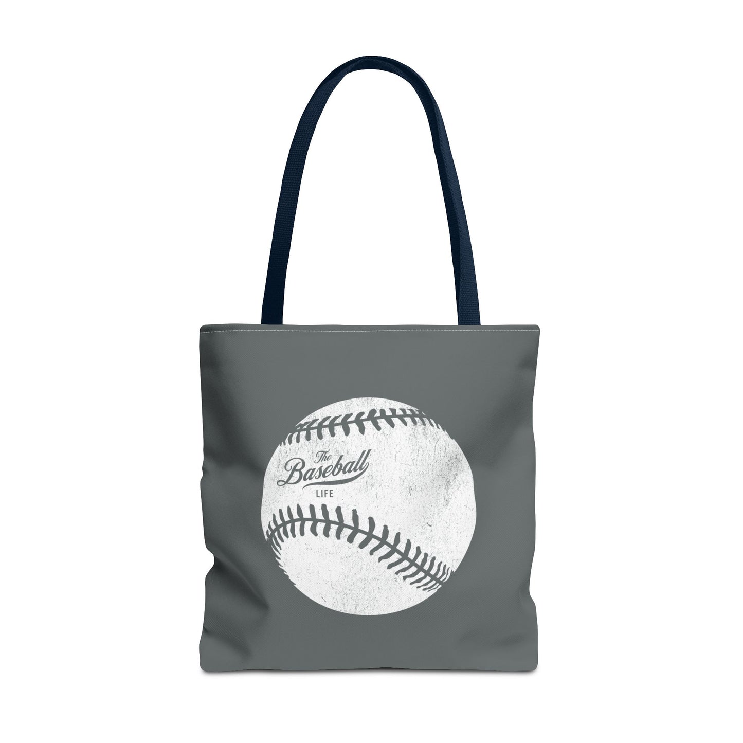 Weathered Baseball Tote Bag_Dark Gray