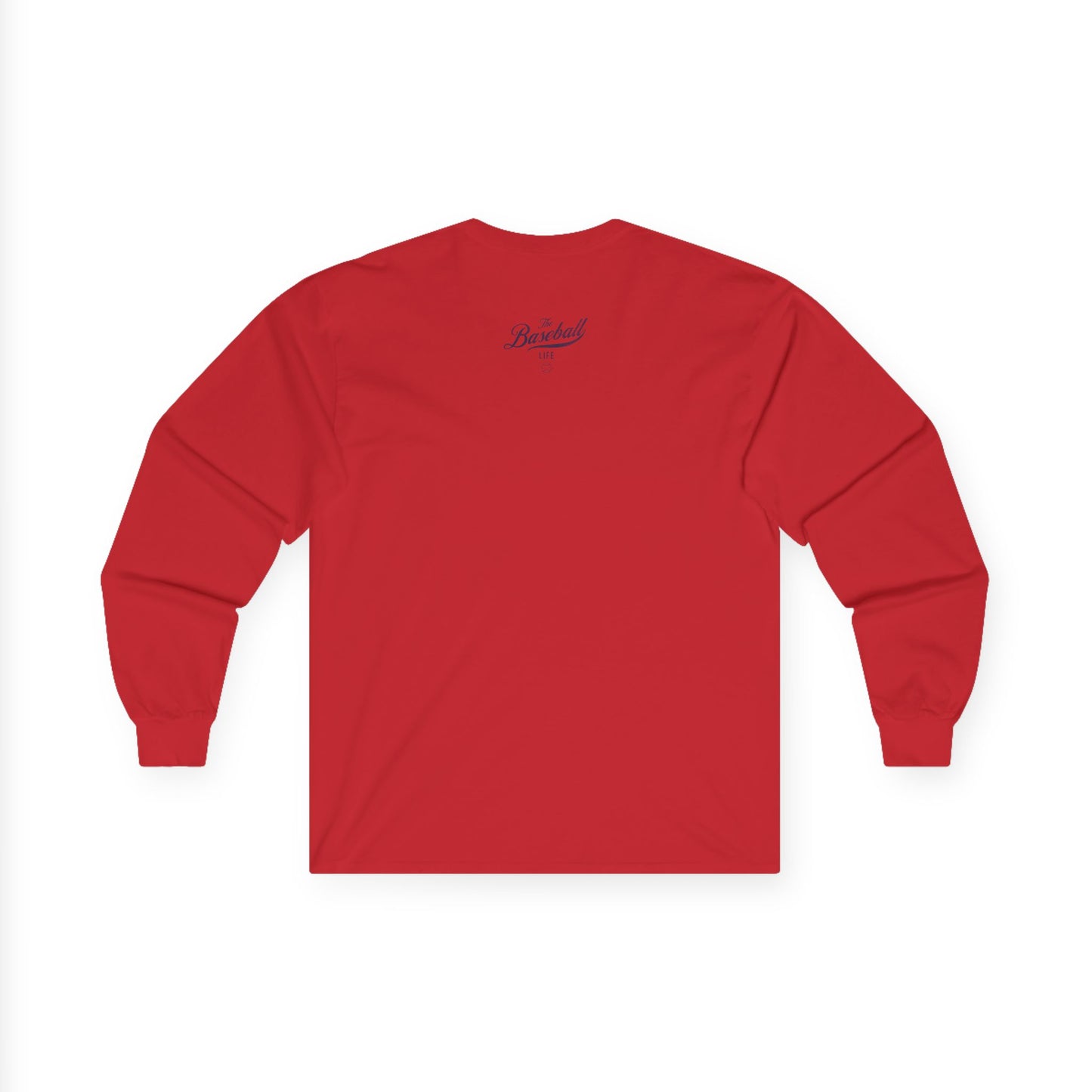 The Baseball Life Long Sleeve T-Shirt_Navy Print