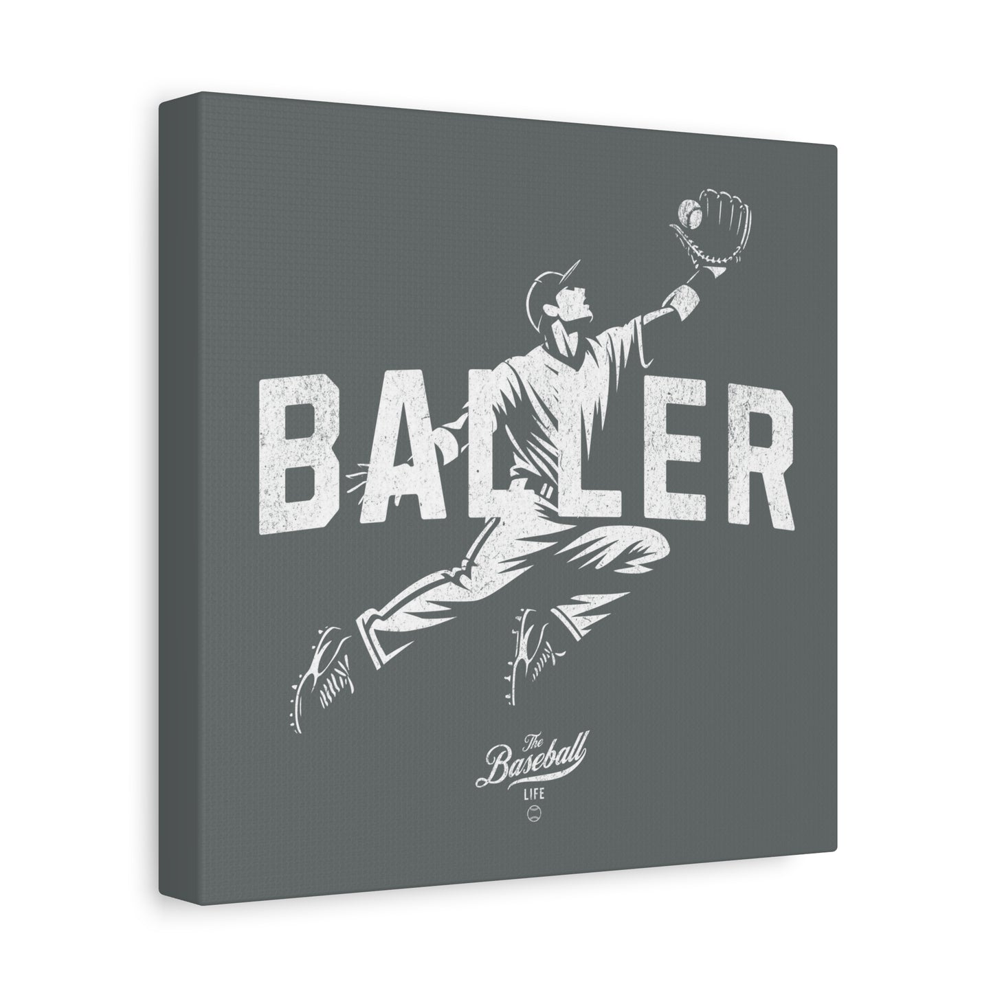 Baller Wall Art Canvas_Dark Gray