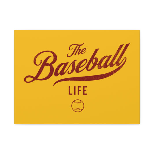 Wall Art Canvas_Yellow Gold w Maroon