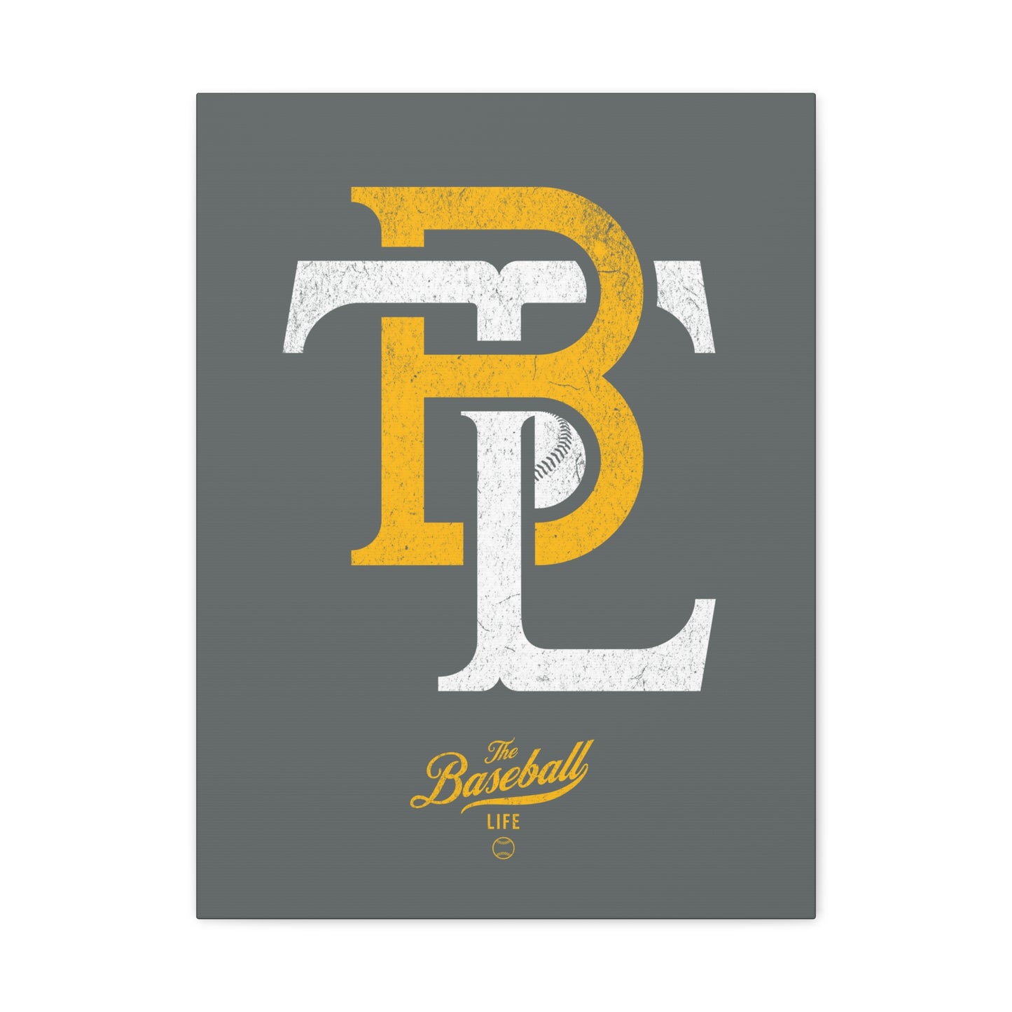 TBL Insignia Wall Art Canvas_Gray