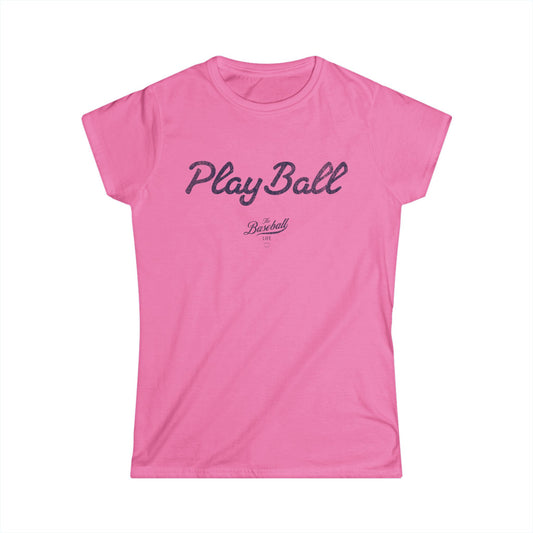 Play Ball Navy Print_Women's