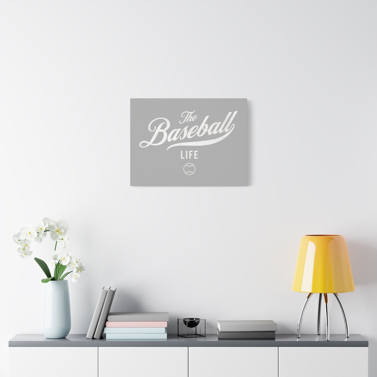 Wall Art Canvas_Silver Gray w White