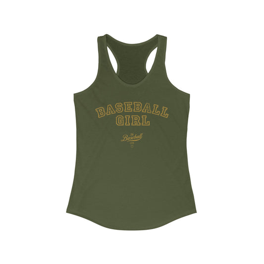 Baseball Girl_Women's Racerback Tank