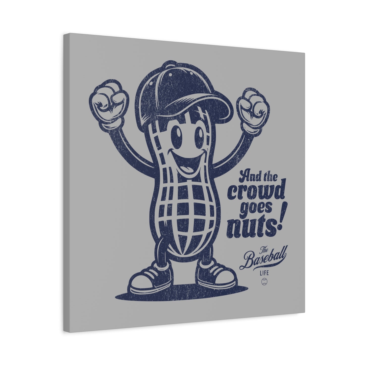 Crowd Goes Nuts Wall Art Canvas_Silver Gray