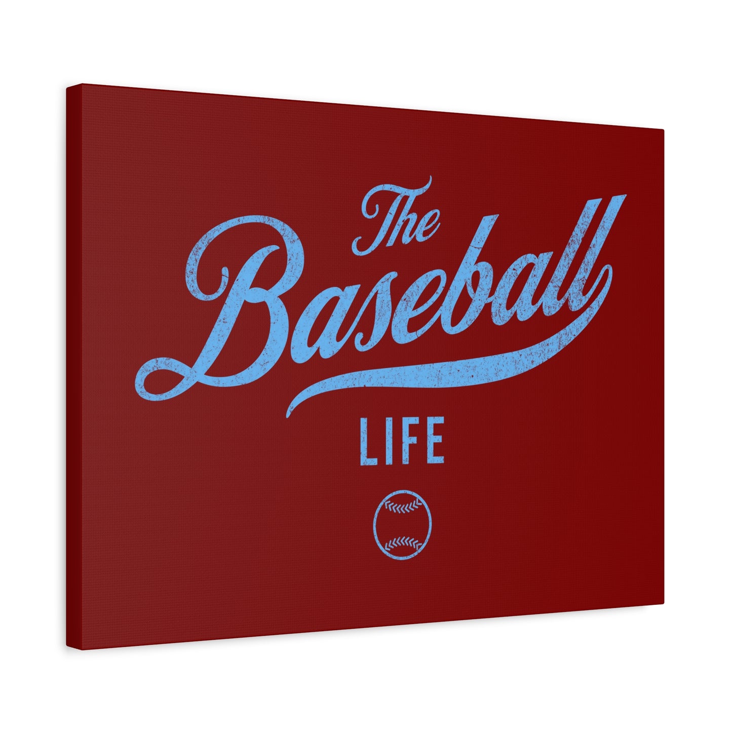 Wall Art Canvas_Maroon w Carolina Blue