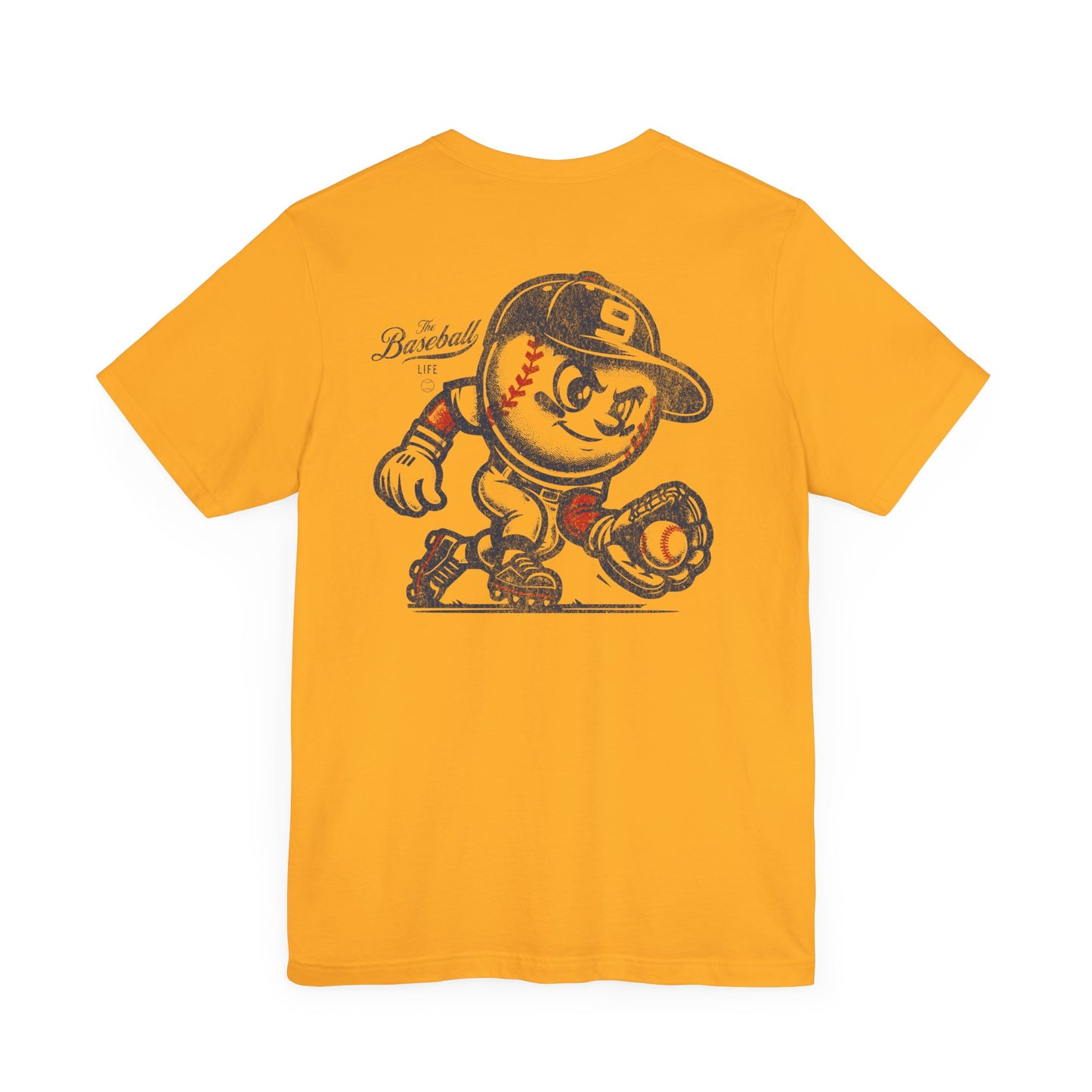 Mr. Baseball Mascot Fielding T-Shirt