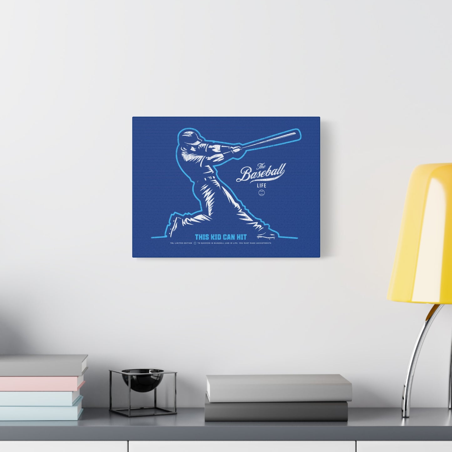 This Kid Can Hit Wall Art Canvas_Royal Blue