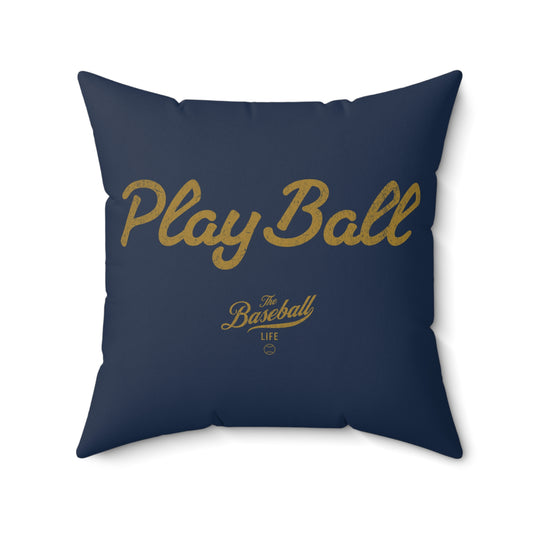 Accent Pillow_Play Ball_Navy w Old Gold Print