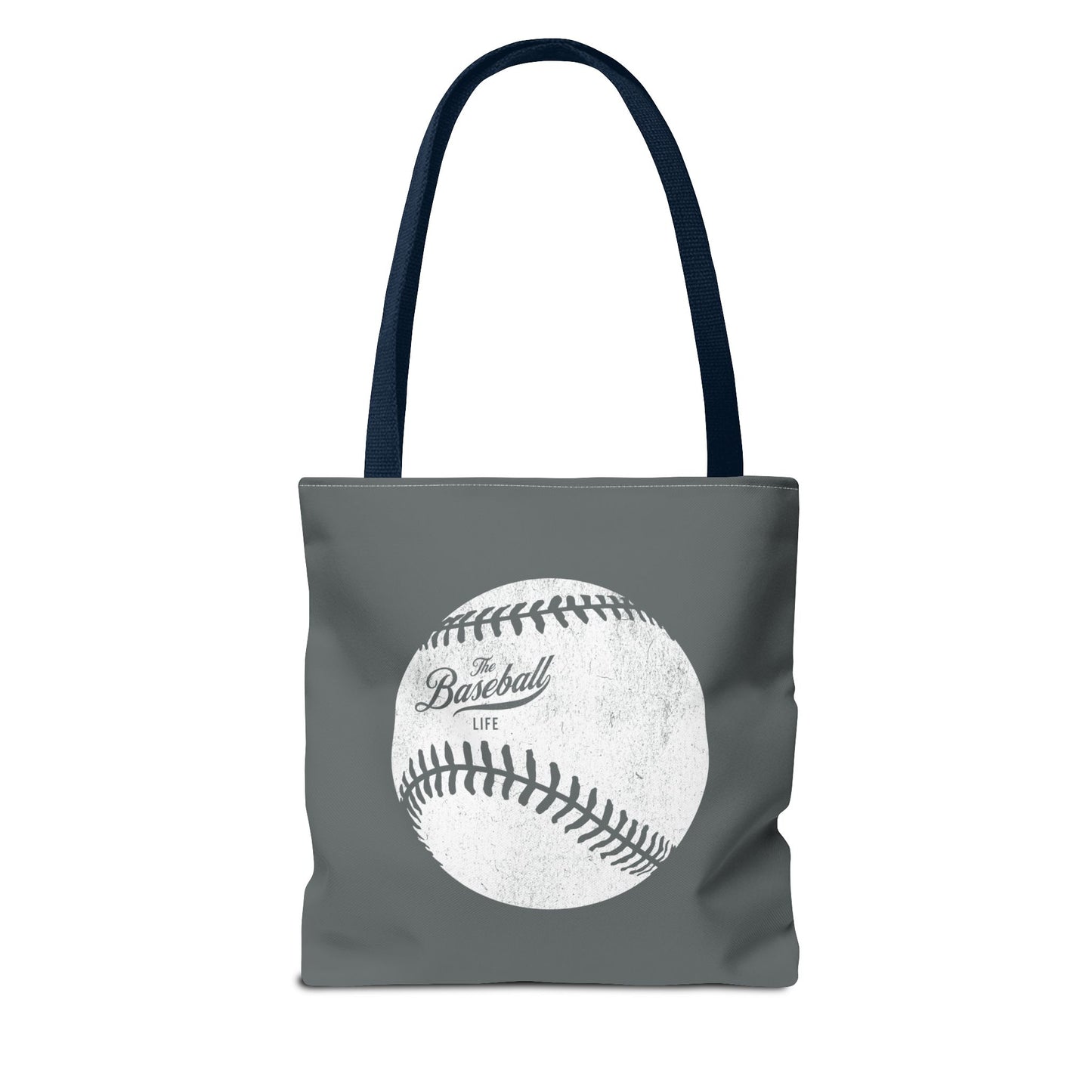 Weathered Baseball Tote Bag_Dark Gray