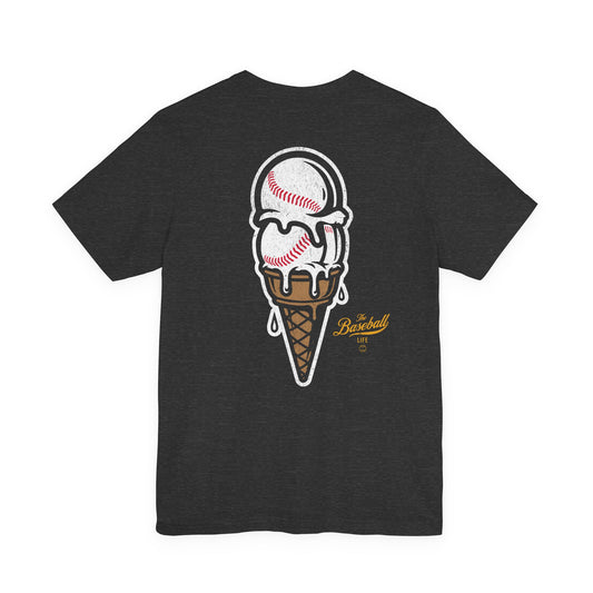 Baseball Ice Cream Cone T-Shirt