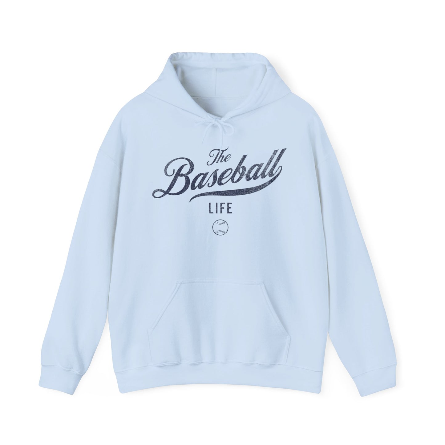 The Baseball Life Hoodie_Navy Print