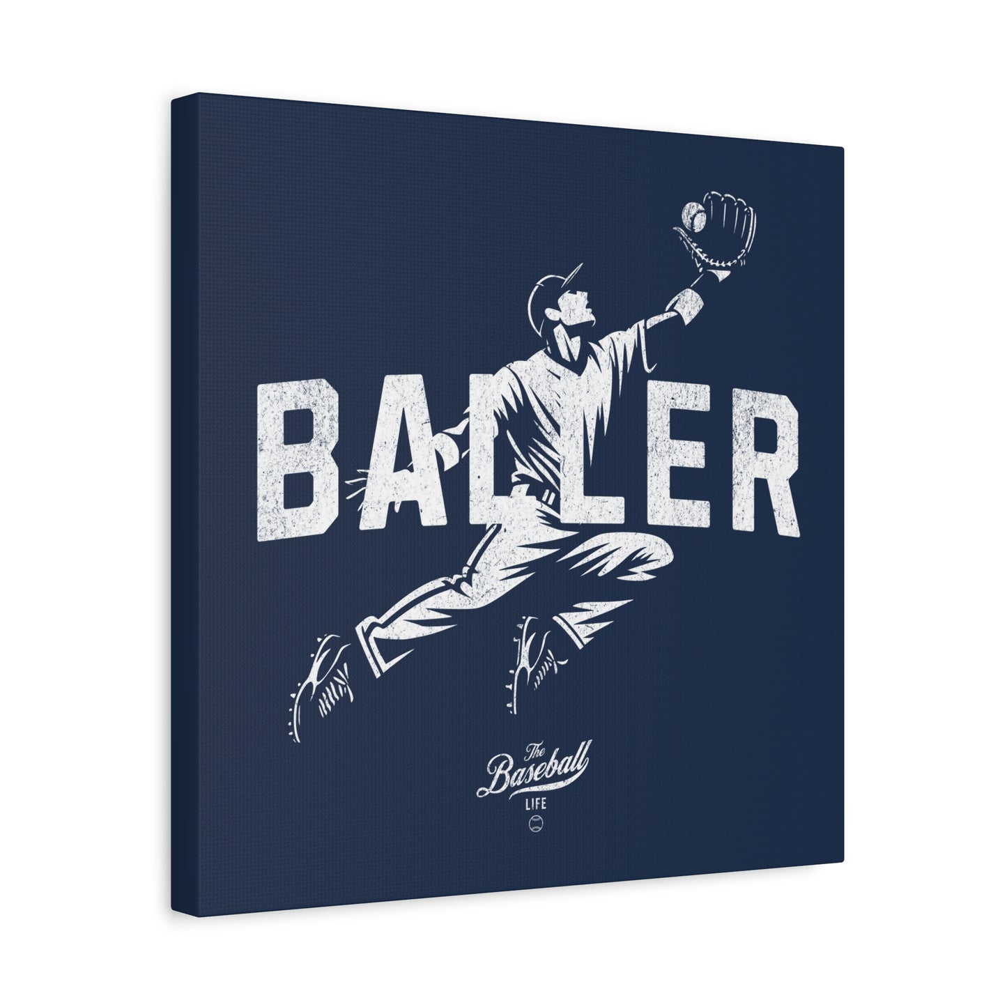 Baller Wall Art Canvas_Navy