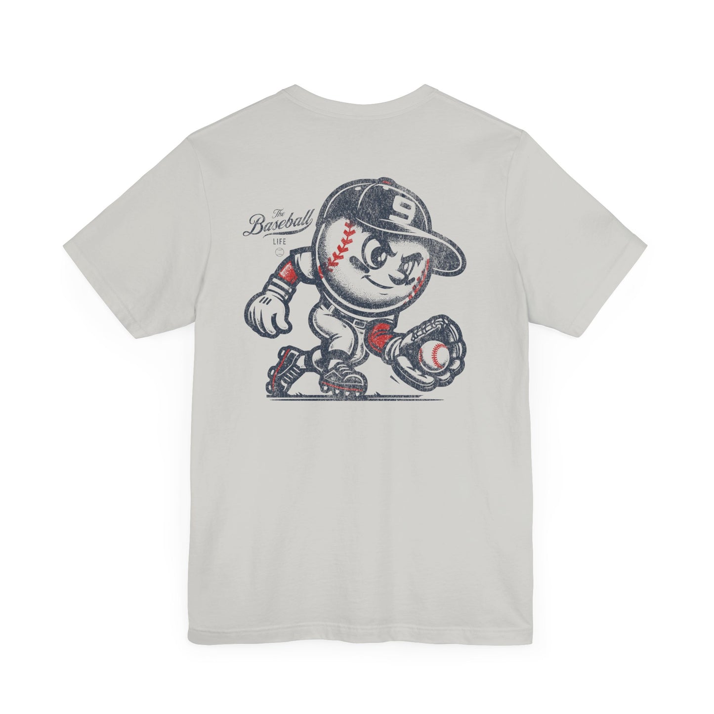 Mr. Baseball Mascot Fielding T-Shirt