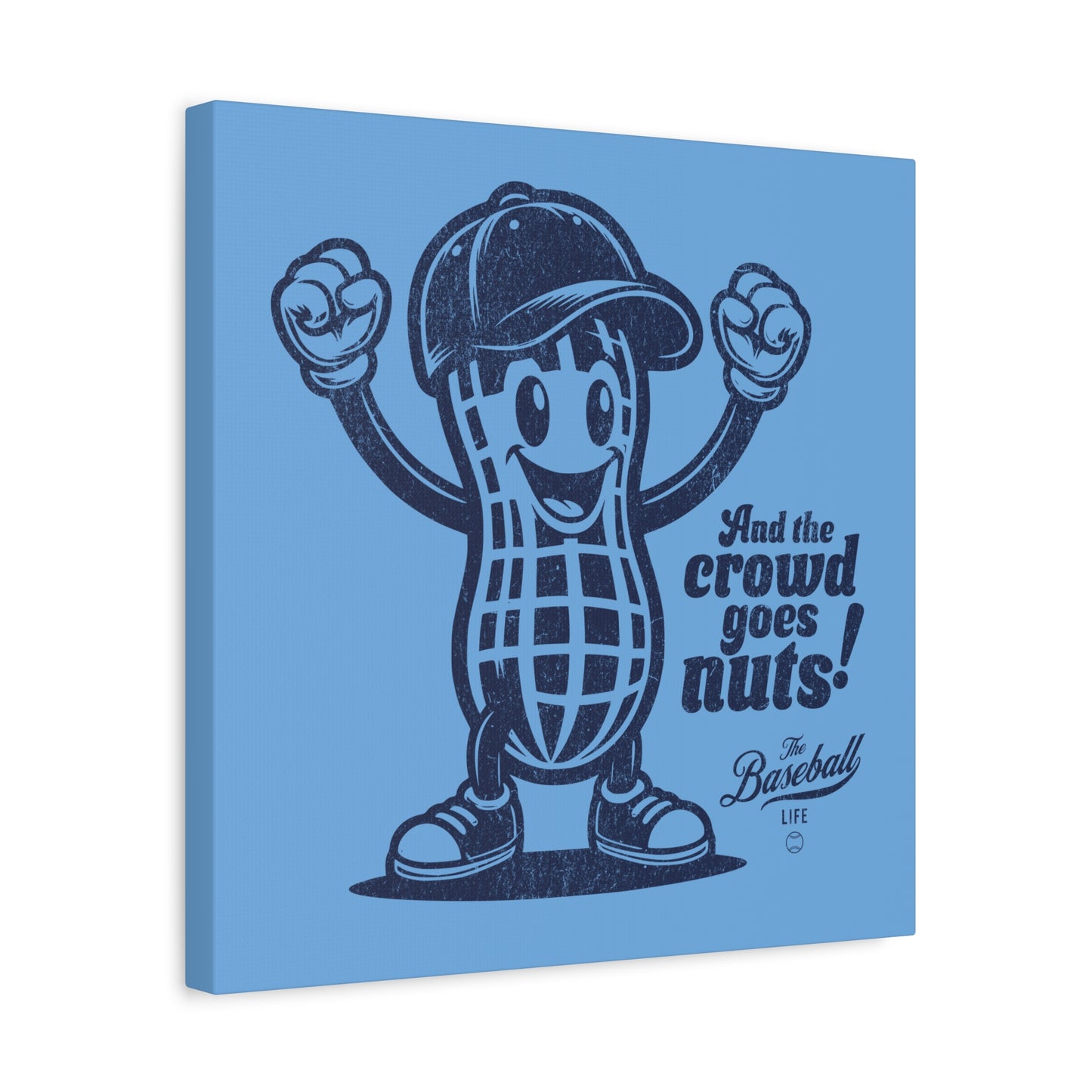 Crowd Goes Nuts Wall Art Canvas_Carolina Blue
