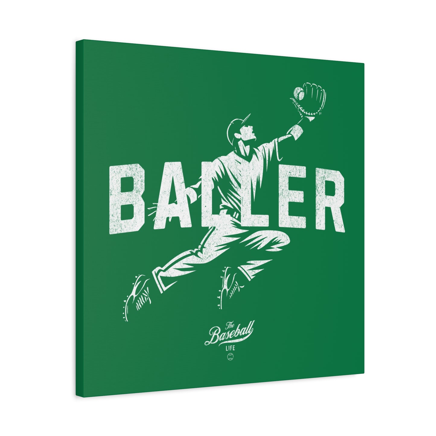 Baller Wall Art Canvas_Green