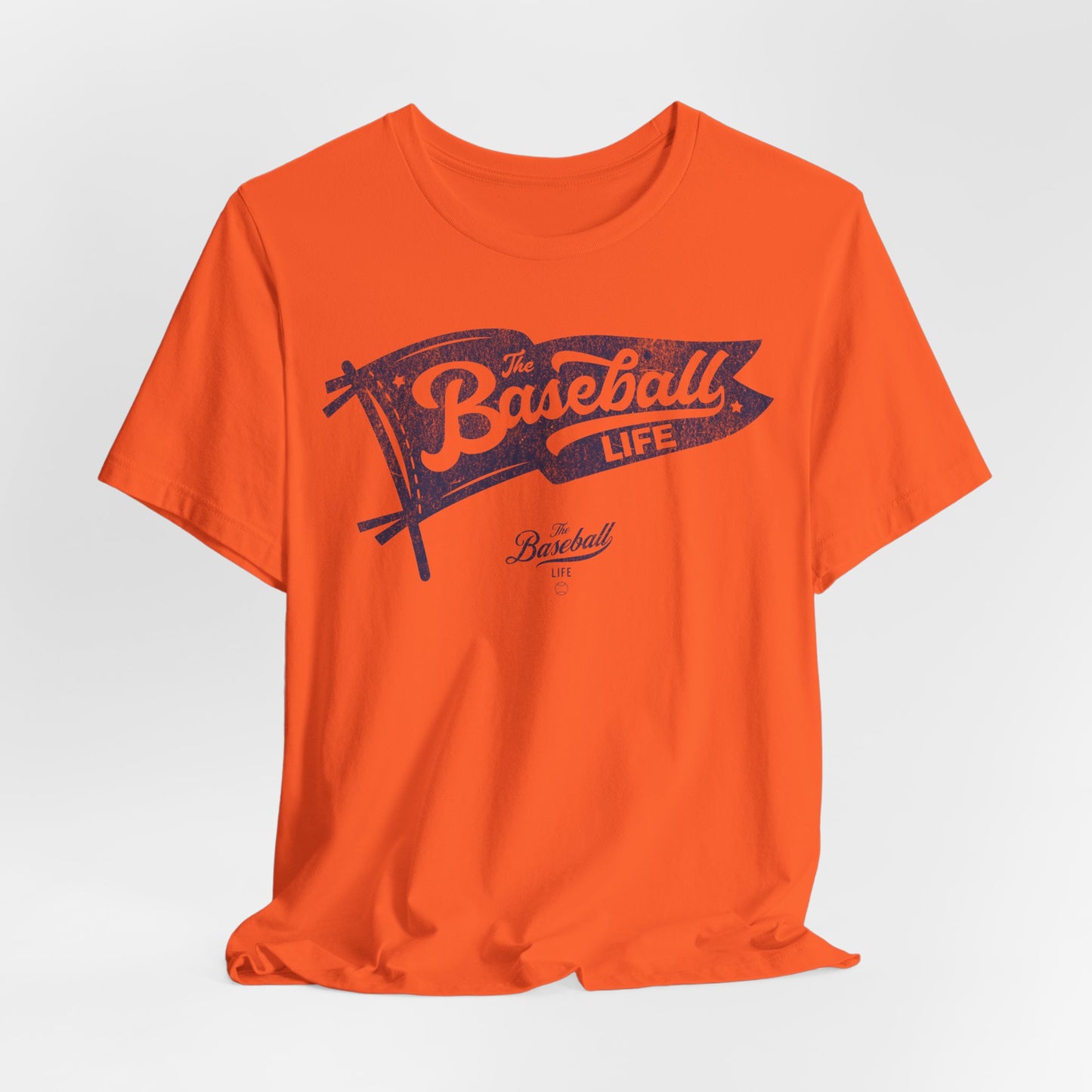 Classic Pennant_Navy Print T-Shirt