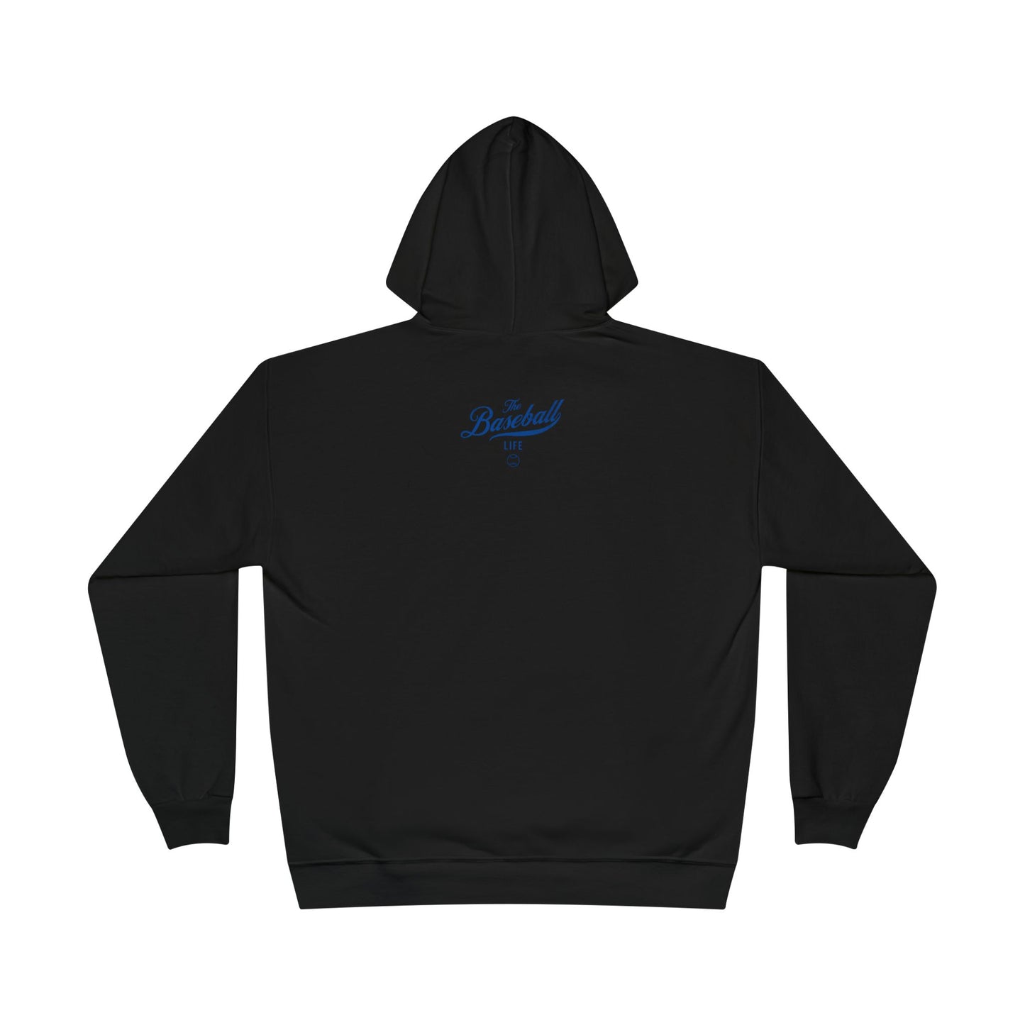 The Baseball Life Hoodie w/Grommets_Royal Blue Print