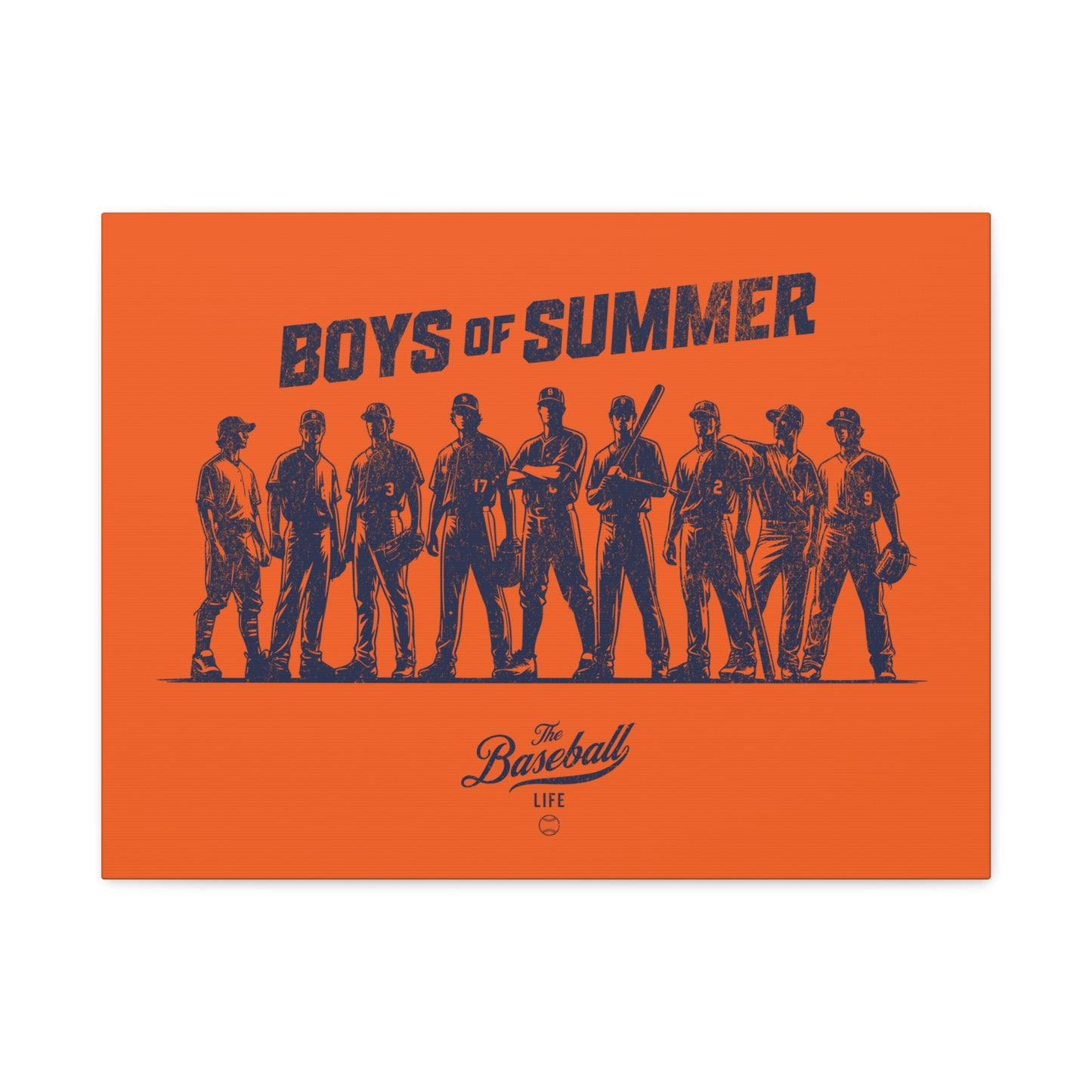 Boys of Summer Wall Art Canvas_Orange
