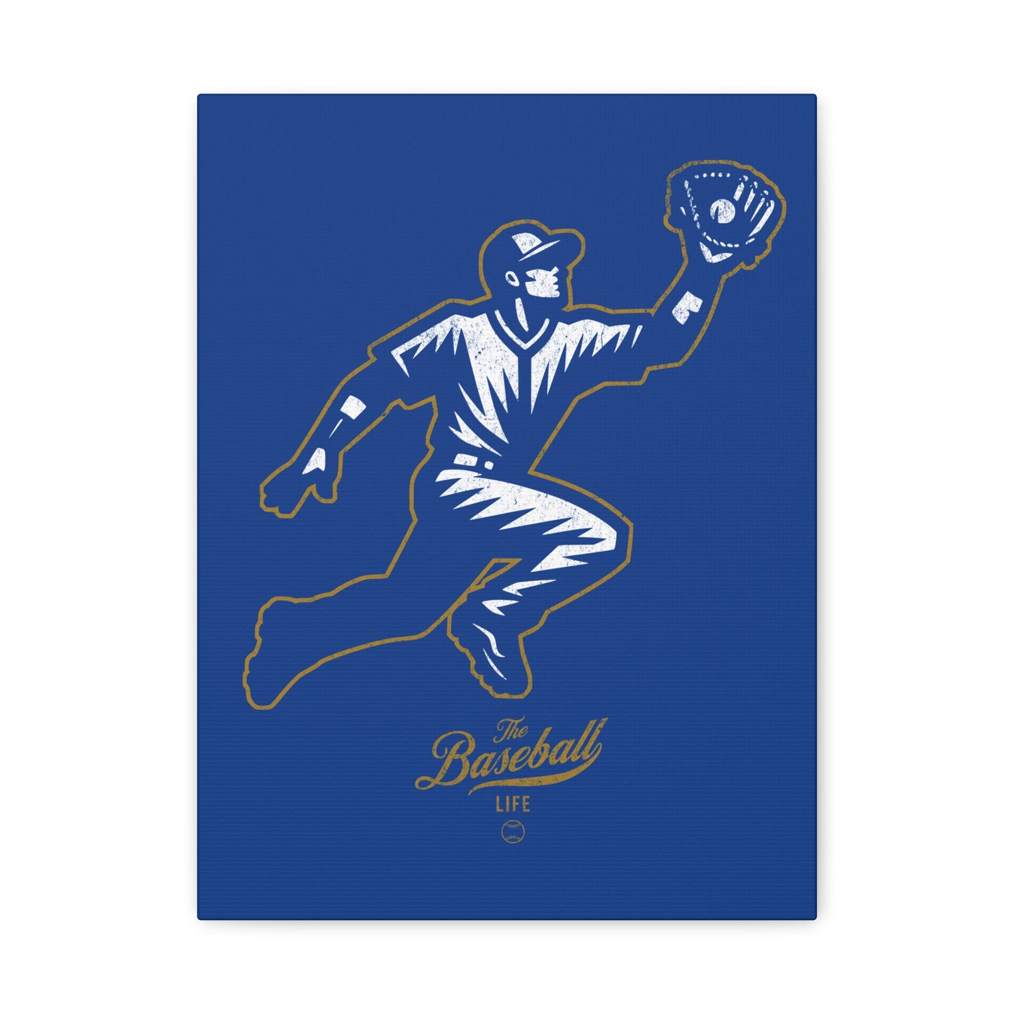 Player Icon Wall Art Canvas_Royal Blue