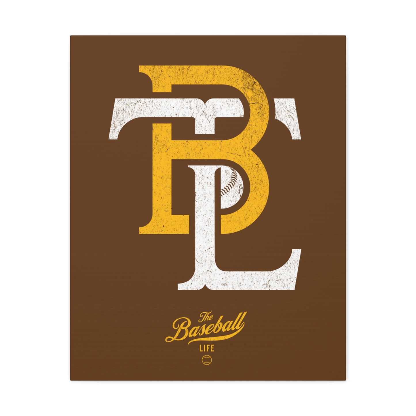 TBL Insignia Wall Art Canvas_Dirt Brown