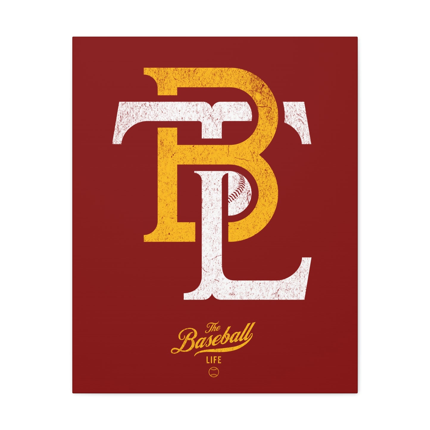TBL Insignia Wall Art Canvas_Cardinal Red
