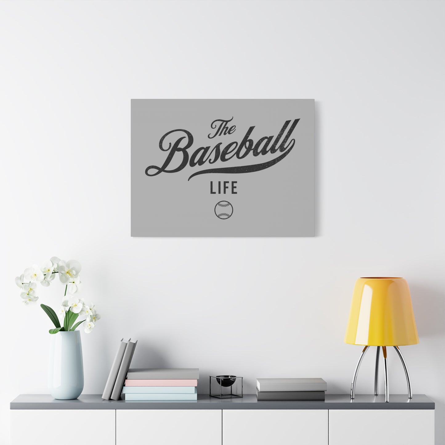 Wall Art Canvas_Silver Gray w Black