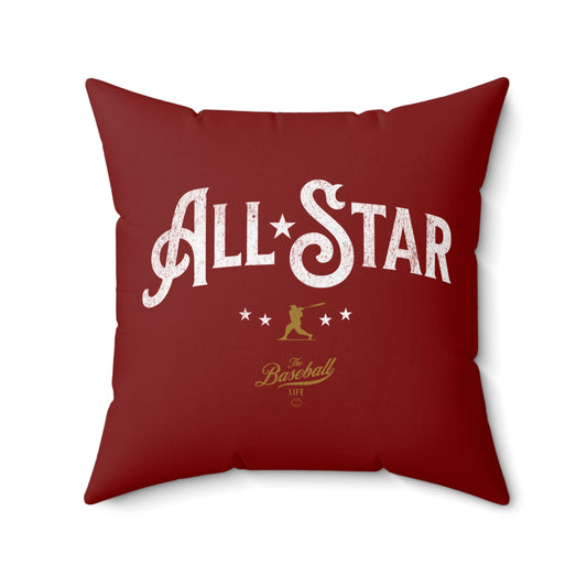 Accent Pillow_All-Star_Maroon