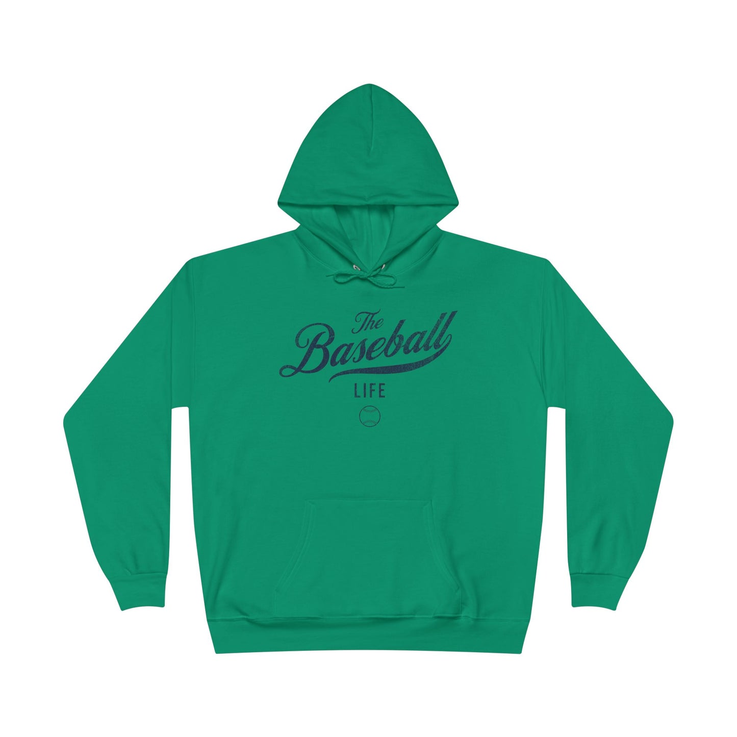 The Baseball Life Hoodie w/Grommets_Navy Print