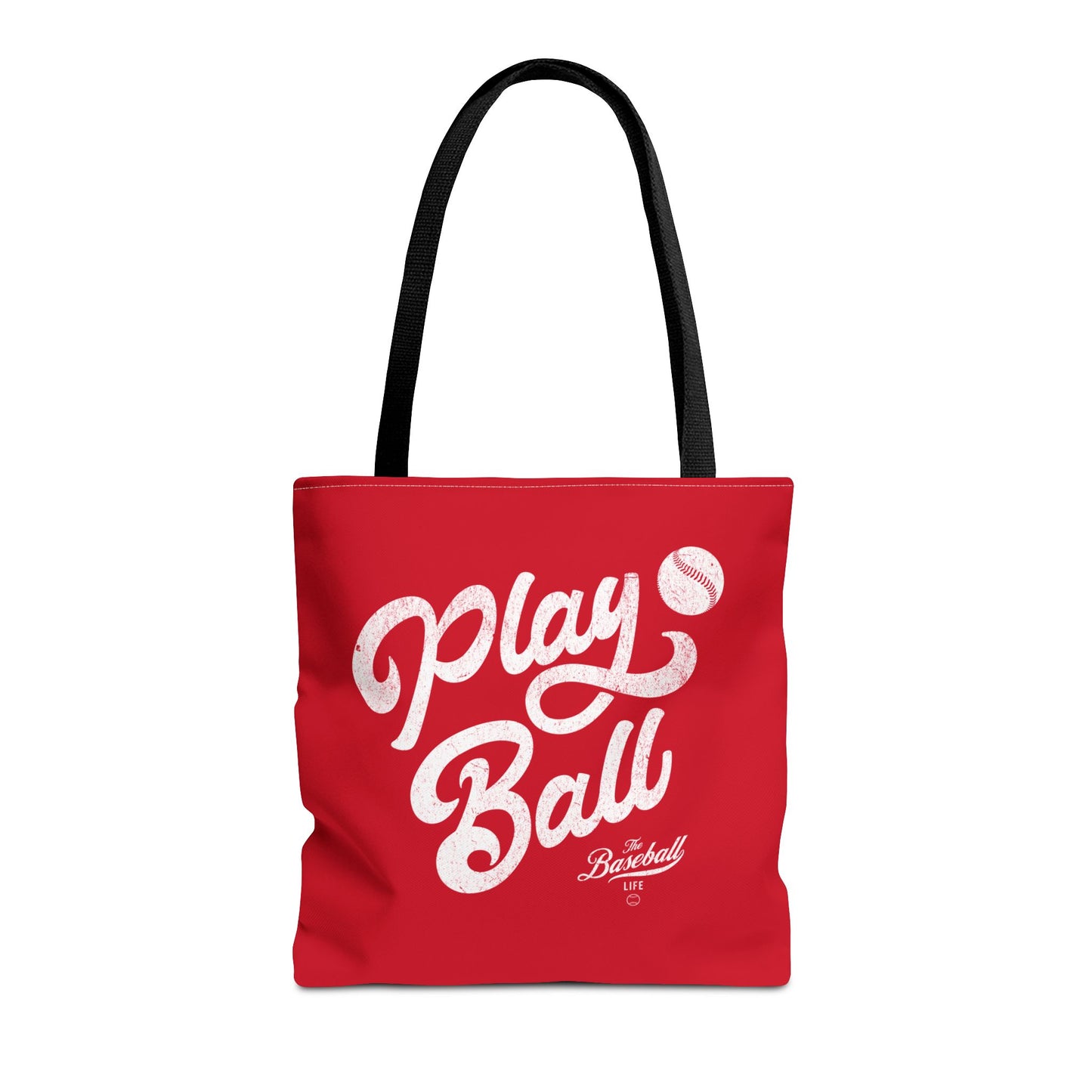 Play Ball Script Tote Bag