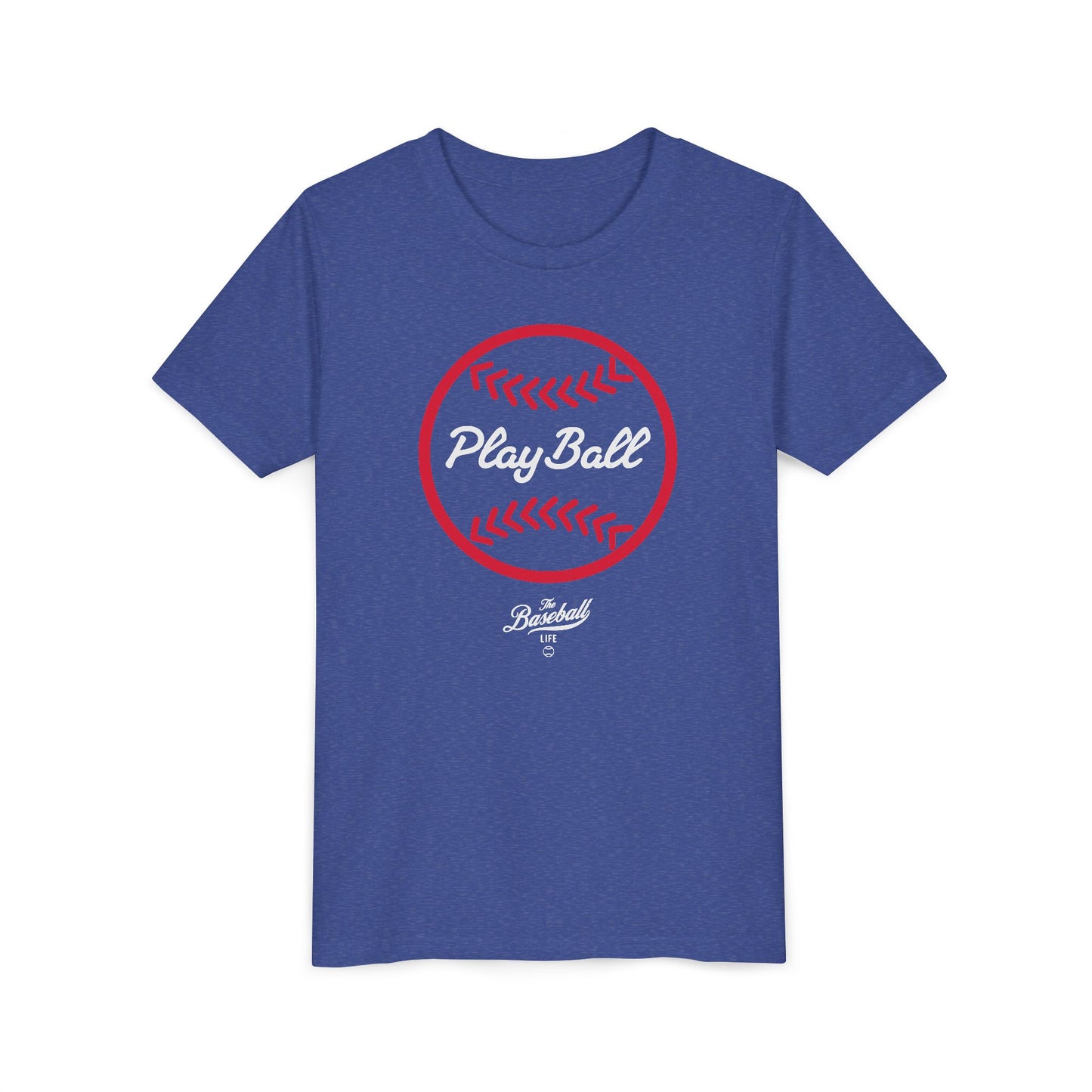 Youth Play Ball Graphic Baseball T-Shirt