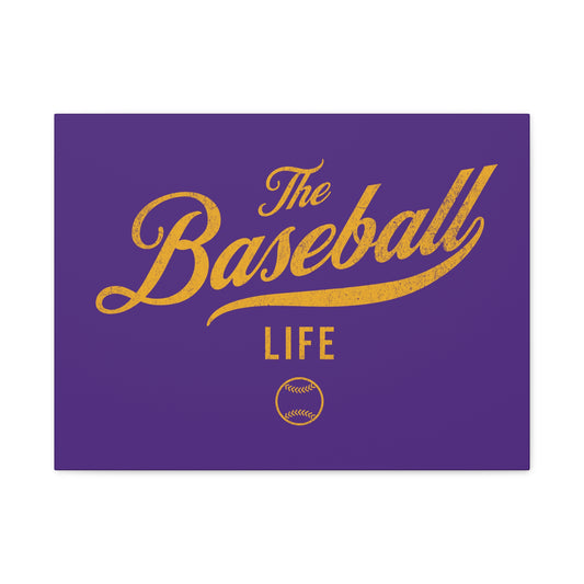 Wall Art Canvas_Purple w Yellow Gold