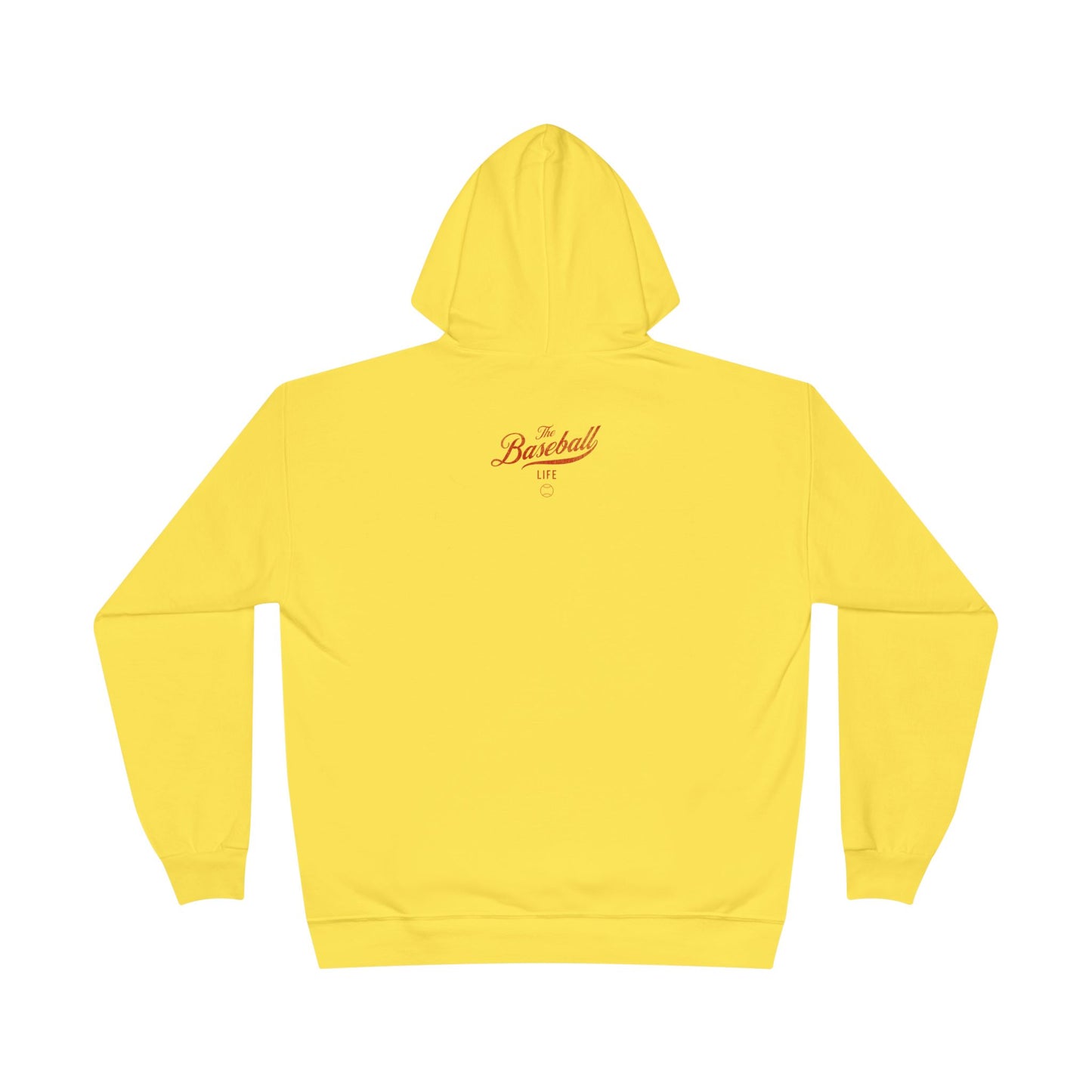 The Baseball Life Hoodie w/Grommets_Red Print