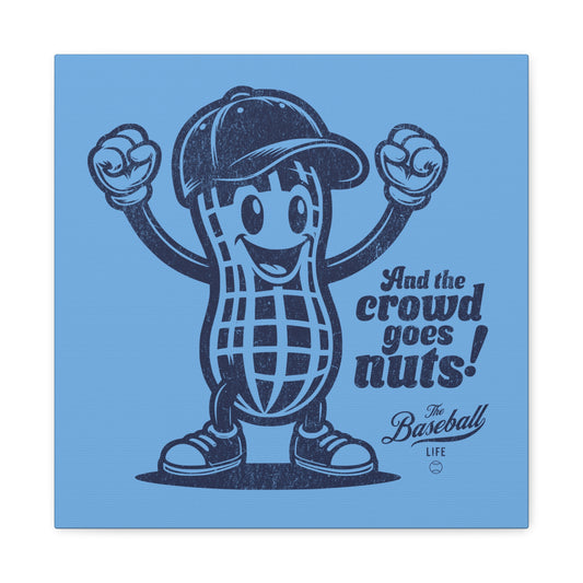 Crowd Goes Nuts Wall Art Canvas_Carolina Blue