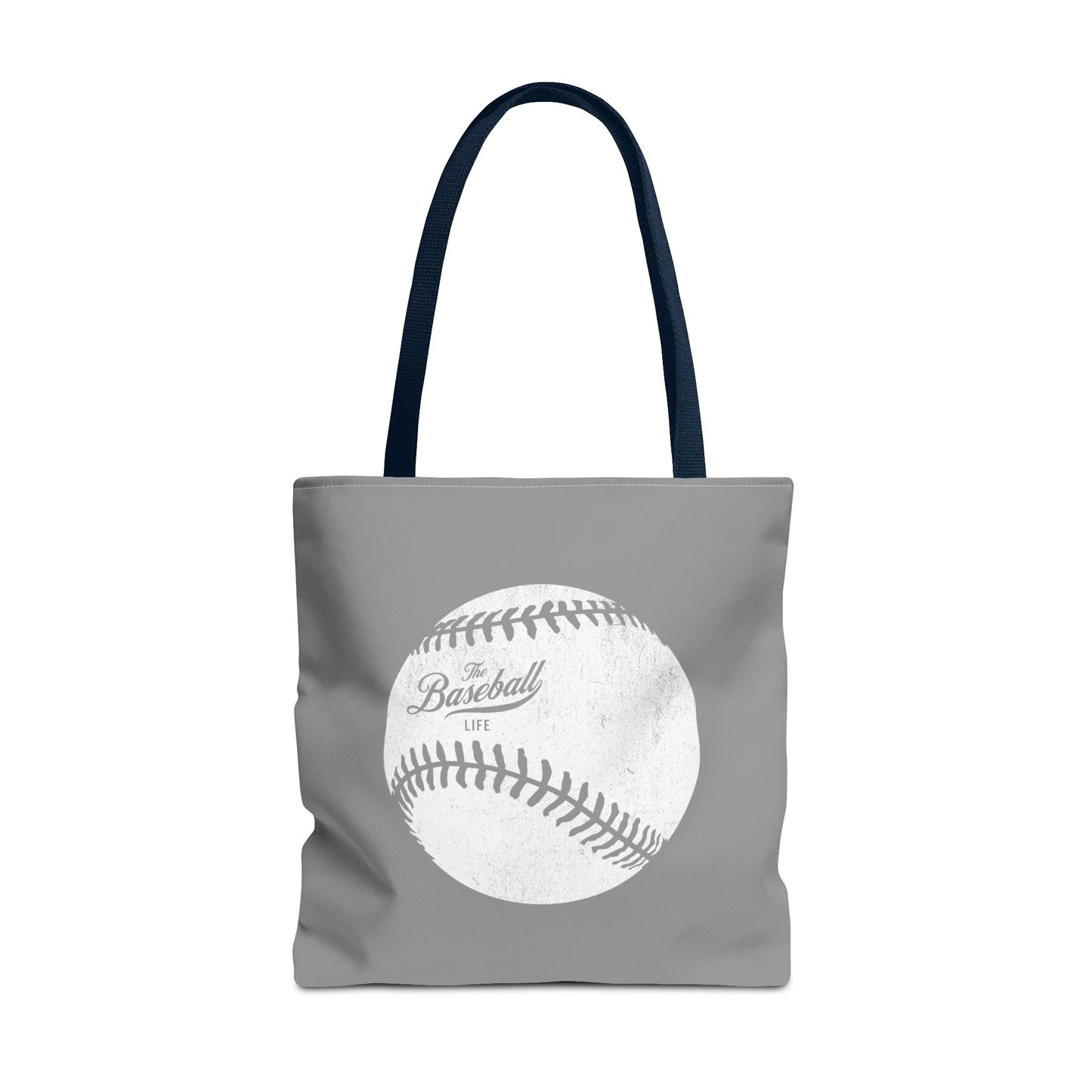 Weathered Baseball Tote Bag_Medium Gray