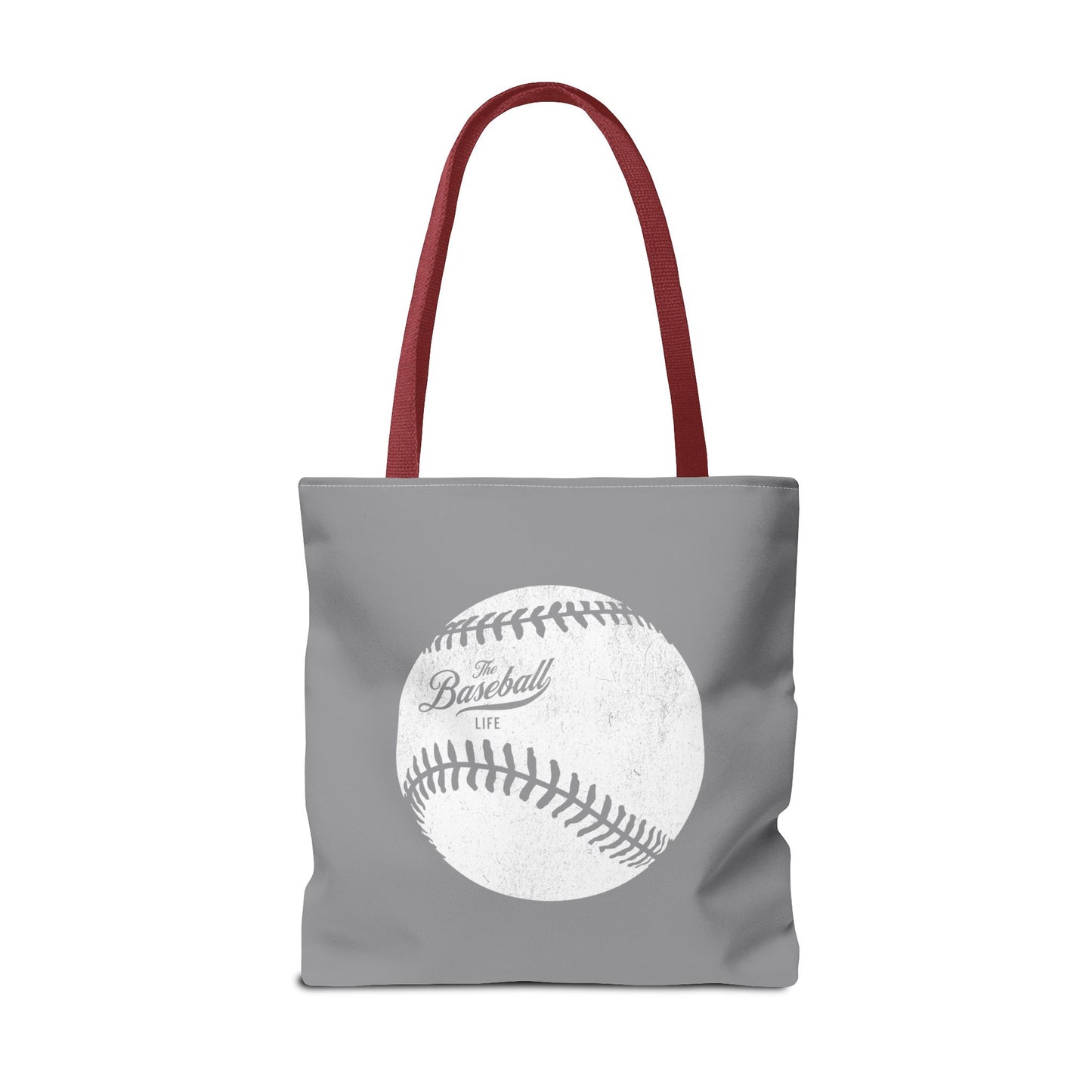 Weathered Baseball Tote Bag_Medium Gray